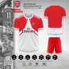 Áo Bóng Đá CLB Arsenal Training - Màu Đỏ Trắng