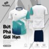 Bố Quần Áo Bóng Chuyền - 000022 Màu Xanh Trắng