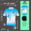 Quần Áo Cầu Lông Nam/Nữ CL - 00013 - Màu Xanh