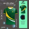Quần Áo Cầu Lông Nam/Nữ CL - 00018 - Màu Xanh