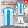 Quần Áo Bóng Đá Sân Nhà Đội Tuyển Argentina 2024 Màu Trắng Xanh