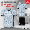 Áo Đấu Sân Khách Đội Tuyển Bồ Đào Nha 2024 Màu Trắng Xanh