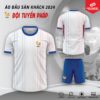 Quần Áo Bóng Đá Sân Khách Đội Tuyển Pháp 2024 Màu Trắng
