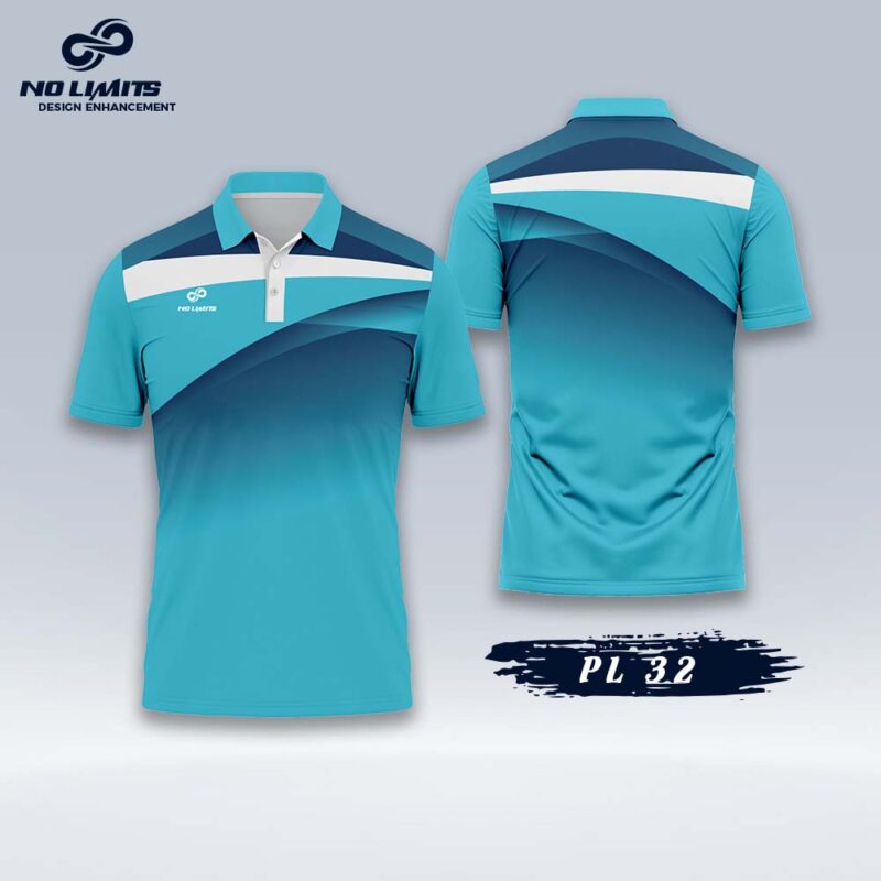 Áo Polo Thiết Kế PL - 32 - Màu Xanh
