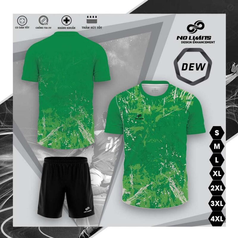 Mẫu Áo Đấu DEW - Màu Xanh Két- 24/25