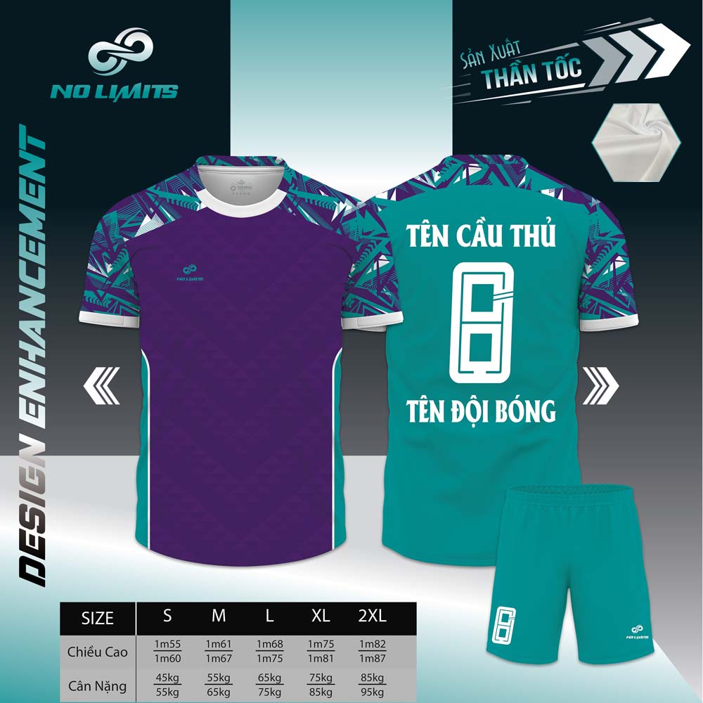 Mẫu Áo Đấu HKM - 03 - Màu Tím - 24/25