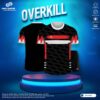 Mẫu Áo Đấu OVERKILL - Màu Đen - 24/25