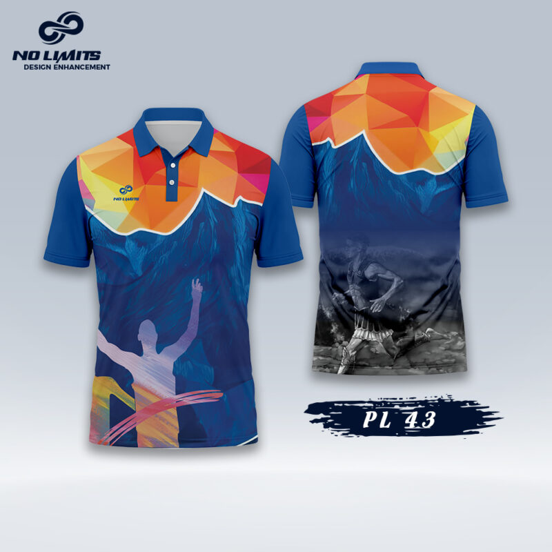 Áo Polo Thiết Kế PL - 43 - Màu Xanh