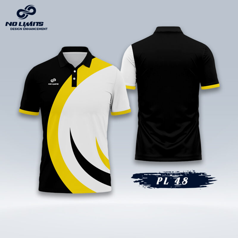 Áo Polo Thiết Kế PL - 48 - Màu Đen