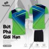 Bộ Quần Áo Bóng Chuyền - 0000100 Màu Xanh Lá