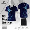 Bộ Quần Áo Bóng Chuyền Nam/Nữ - 0000102 Màu Tím Đẹp