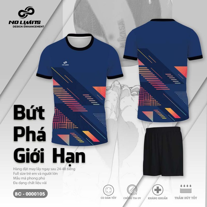 Bộ Quần Áo Bóng Chuyền - 0000105 Màu Xanh Bích