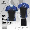 Áo bóng chuyền màu xanh phối đen