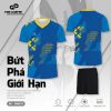 Bộ Quần Áo Bóng Chuyền - 000073 Màu Xanh